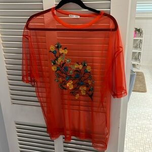 Zara mesh top